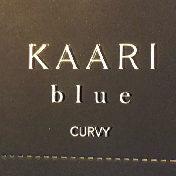 Kaari Blue Charcoal Gray Ribbon Tie Sweater Size 0X NWT - Picture 7 of 8